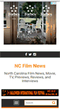Mobile Screenshot of ncfilmnews.com